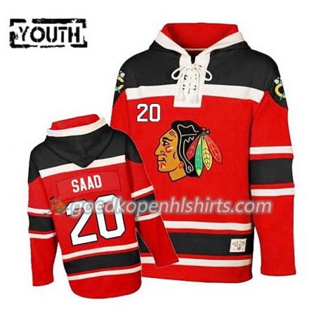 Chicago Blackhawks Brandon Saad 20 Rood Hoodie Sawyer - Kinderen